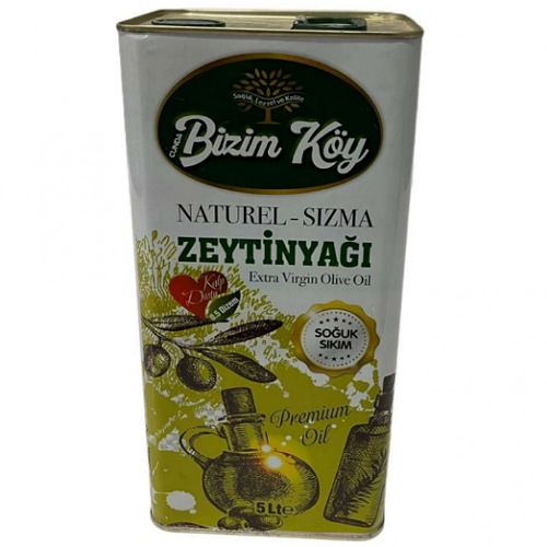 Bizim Köy Naturel Sızma Zeytin Yağı 5 Litre