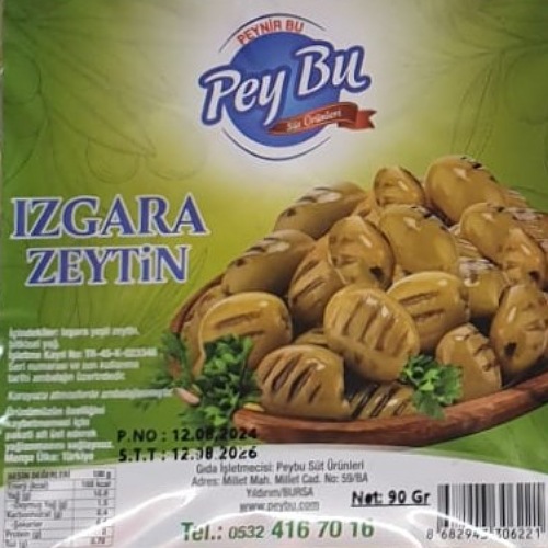 Pey Bu Izgara Zeytin90 GR