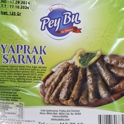 Pey Bu Yaprak Sarma 120 GR